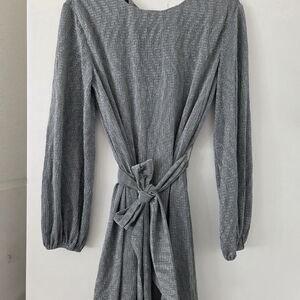 Elegant Gray Women's Dress